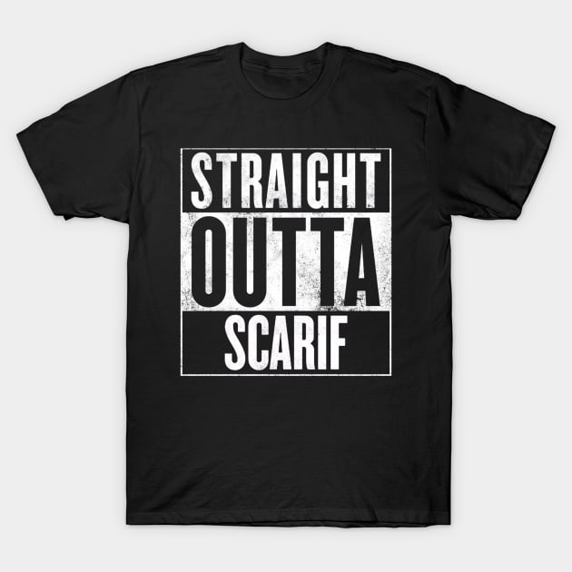 straight outta scarif T-Shirt by finnyproductions